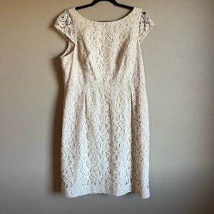 J. Crew Elsa dress in Leavers lace dress size 16